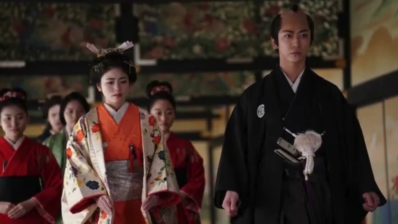 Snow Man宮舘涼太がちょんまげ＆羽織袴の『大奥』定信姿でダジャレや美文字を披露する動画が公開