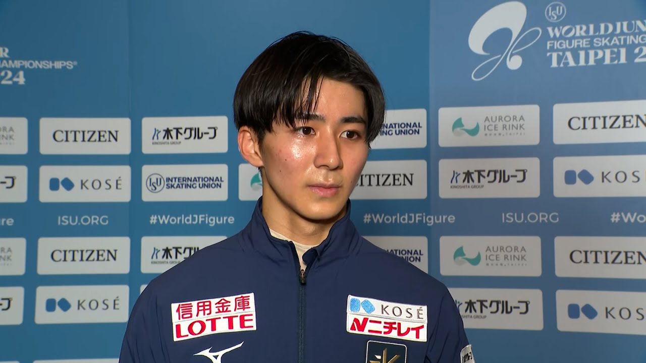【世界ジュニア2024】中村俊介選手  男子ＦＳ後インタビュー