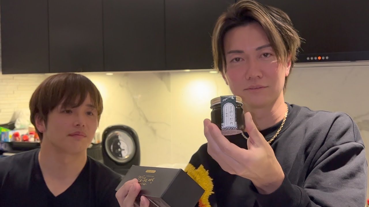 【回覧順注意！】ヒカルとぷろたんに浜ののりソース釜玉うどん作ってみた。