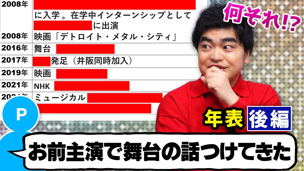 【裏話大放出】パタリロのキャスティングは…？井阪のC.I.A.での姿は…？【加藤諒年表】