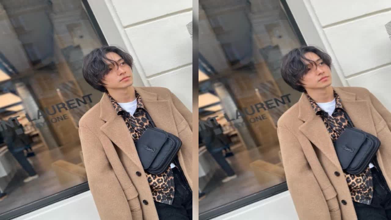 新着- 山﨑賢人、アニマル柄シャツで大人の色気。サンローランの本屋で絵になる1枚を披露！