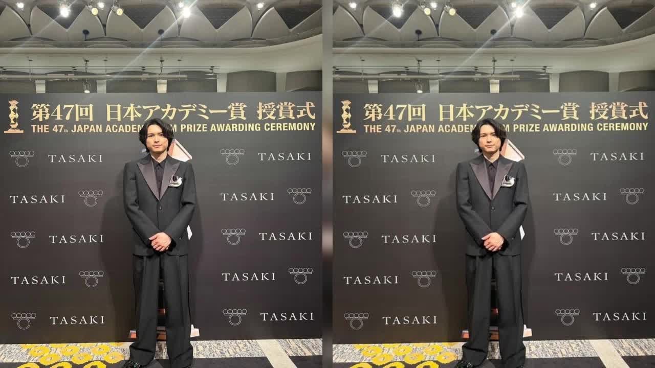 新着- SixTONES・松村北斗「今年はナイススピーチ」？タキシード姿で「日本アカデミー賞」にプレゼンターとして登場！