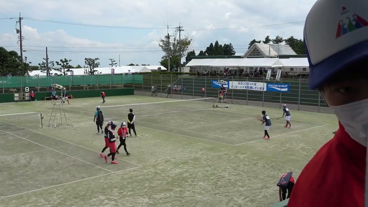 2021年IH ソフトテニス 男子個人2回戦 足立翔紀・内藤拓磨 福知山成美(京都) vs 永江快羽・藤掛起志斗 美濃加茂(岐阜)