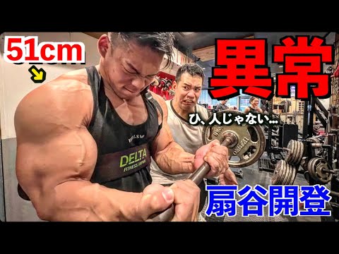 【異常】上腕51cmクラシックフィジーク日本王者、扇谷開登の狂気的な二頭ジャイアントセットがマジで頭のネジぶっ飛んでる件について