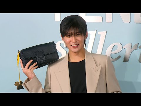 Snow Man目黒蓮、FENDIコーデで登場！　新たなチャレンジ「もっと海外へ！」　「FENDI selleria」レセプション