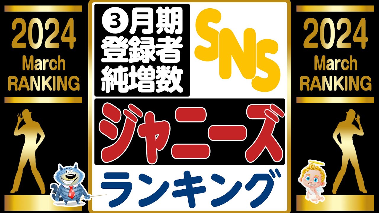 🥇JS個人SNSランキング🥇💄 2024年3月💄永瀬廉🔥目黒蓮🔥京本大我🔥山田涼介🔥菊池風磨🔥道枝駿佑🔥