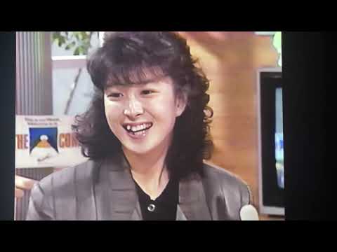 河合奈保子さん『THROUGH THE WINDOW～月に降る雪～』藤村俊二さんMC情報生番組🌹1985.12