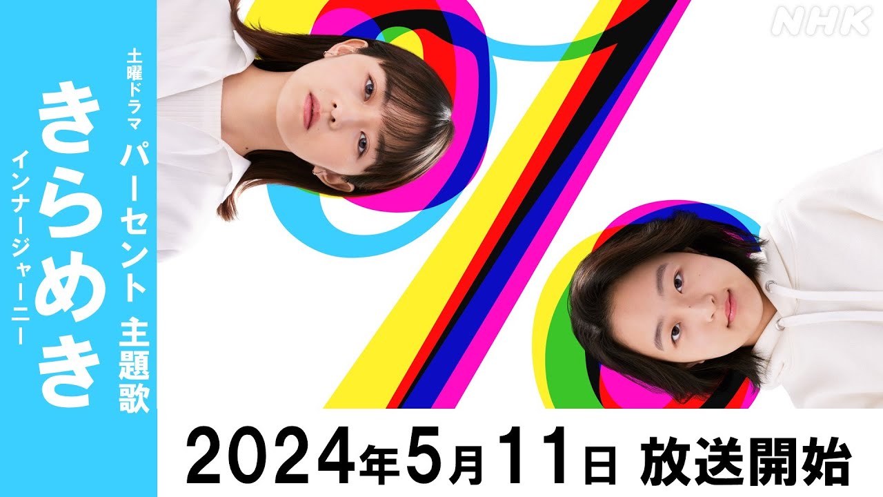 [パーセント] 主題歌 インナージャーニー「きらめき」2024年5月11日放送スタート！伊藤万理華・和合由依 出演！| 土曜ドラマ | NHK
