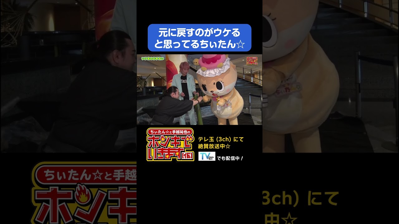 いたずらを笑いに変えるカワウソ！…#手越祐也 #ちぃたん #shorts