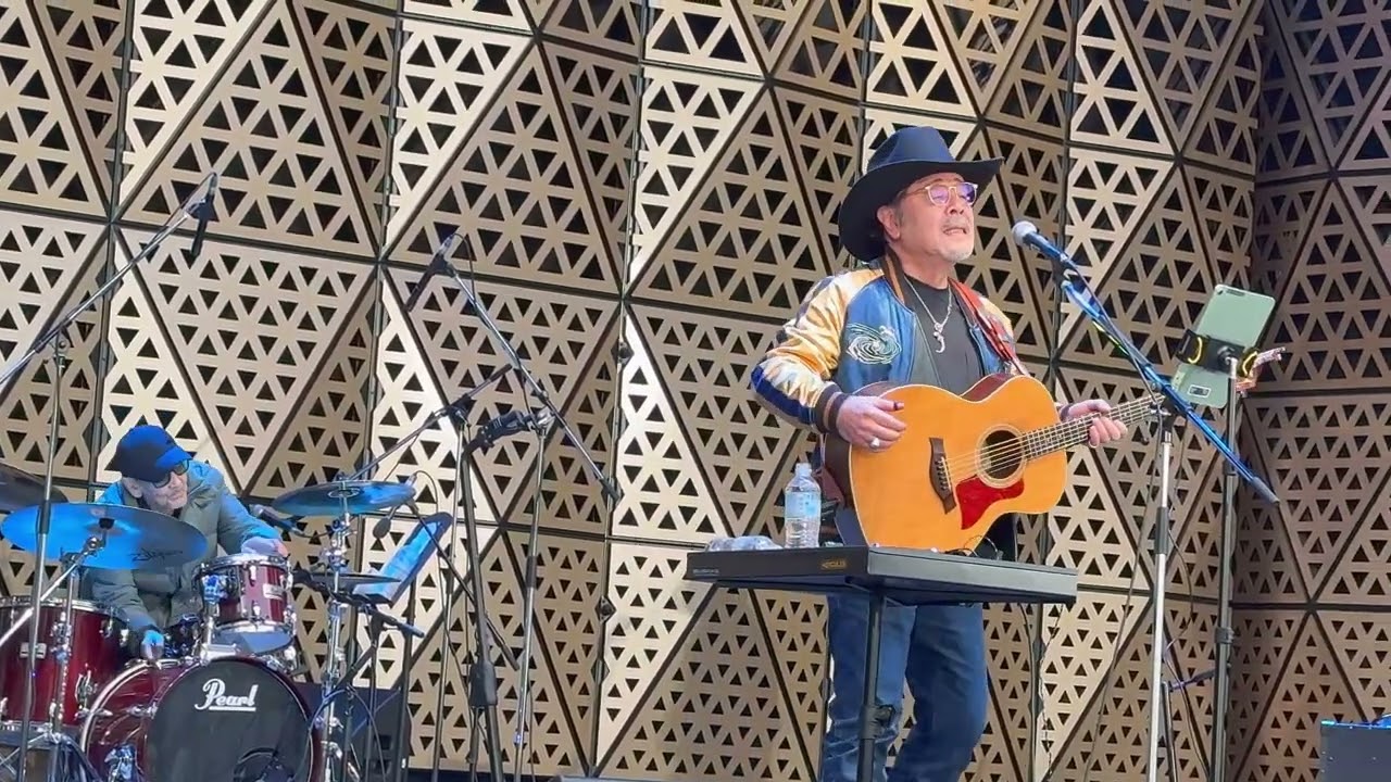 【4K】なぎら健壱 - 「誰かがお前を待ってる」  ライブ トーク 【商人まつり 2024】　with OWN RISK フォークソング 池袋西口公園（グローバルリング）