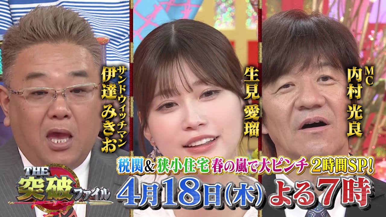 【公式】THE突破ファイル4月18日（木）よる7時〜