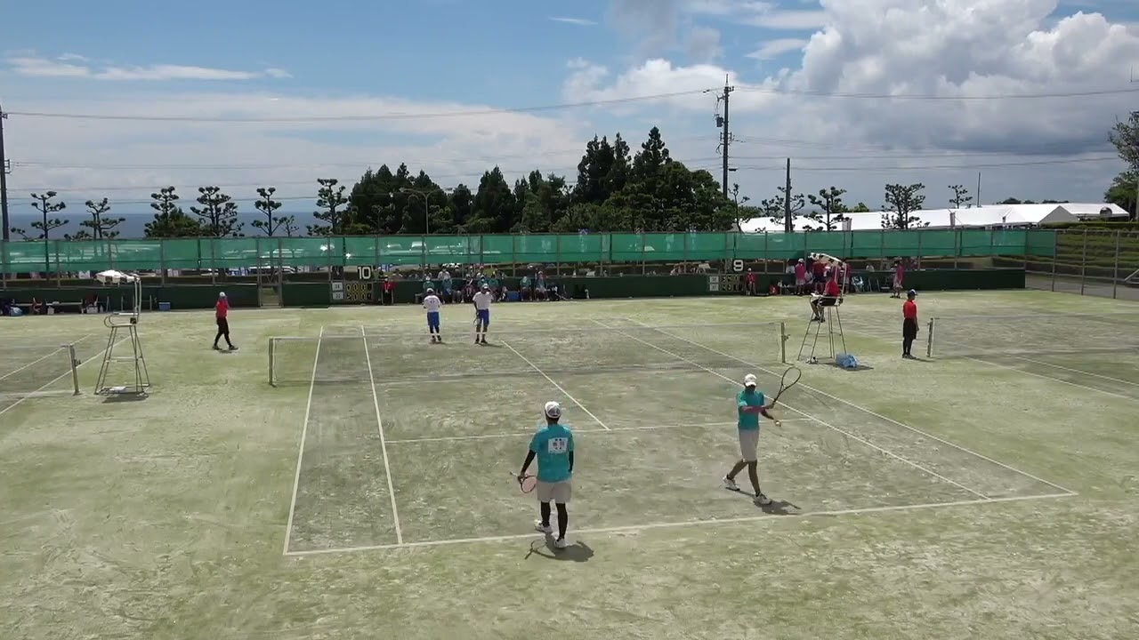 2021年IH ソフトテニス 男子団体2回戦 中京(岐阜) vs 笛吹(山梨)