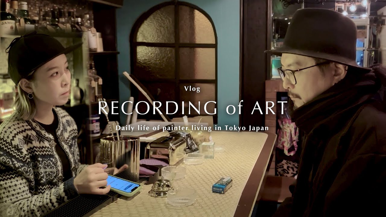 Vlog｜打ち合わせから徹夜でアイデアを考える日々｜ある画家の日常 - RECODING of ART - KASHIHARA SHINPEI　ー字幕推奨ー
