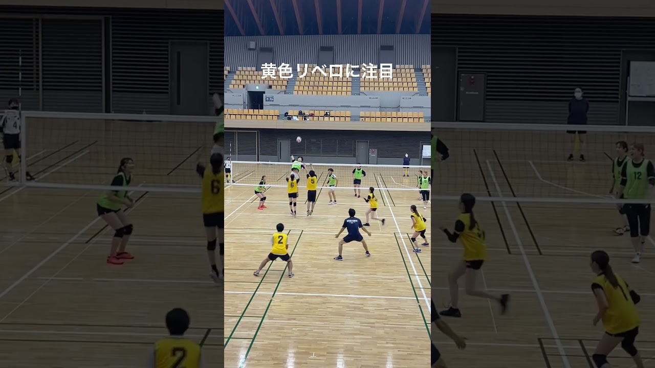 【400万再生された動画！】男女混合バレーボール大会のプレー【バレーボール大会】【クルーズカップ】#shorts #バレーボール #混合バレーボール