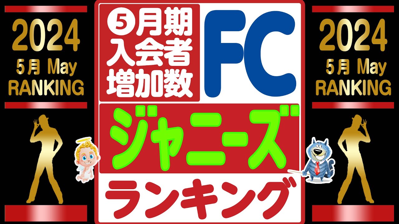 😲Aぇ!すご😲🔥JSファンクラ🔥増加数🔥🥇2024年5月🔥SnowMan⛄なにわ男子👶SixTONES💎トラジャ🐯WEST🌈中島健人🌹キンプリ🥇Aぇgroup