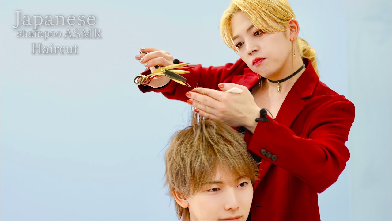 ASMR 心地いい。ラグジュアリーなハサミの音/ヘアカット/No talking/good sleep asmr haircut