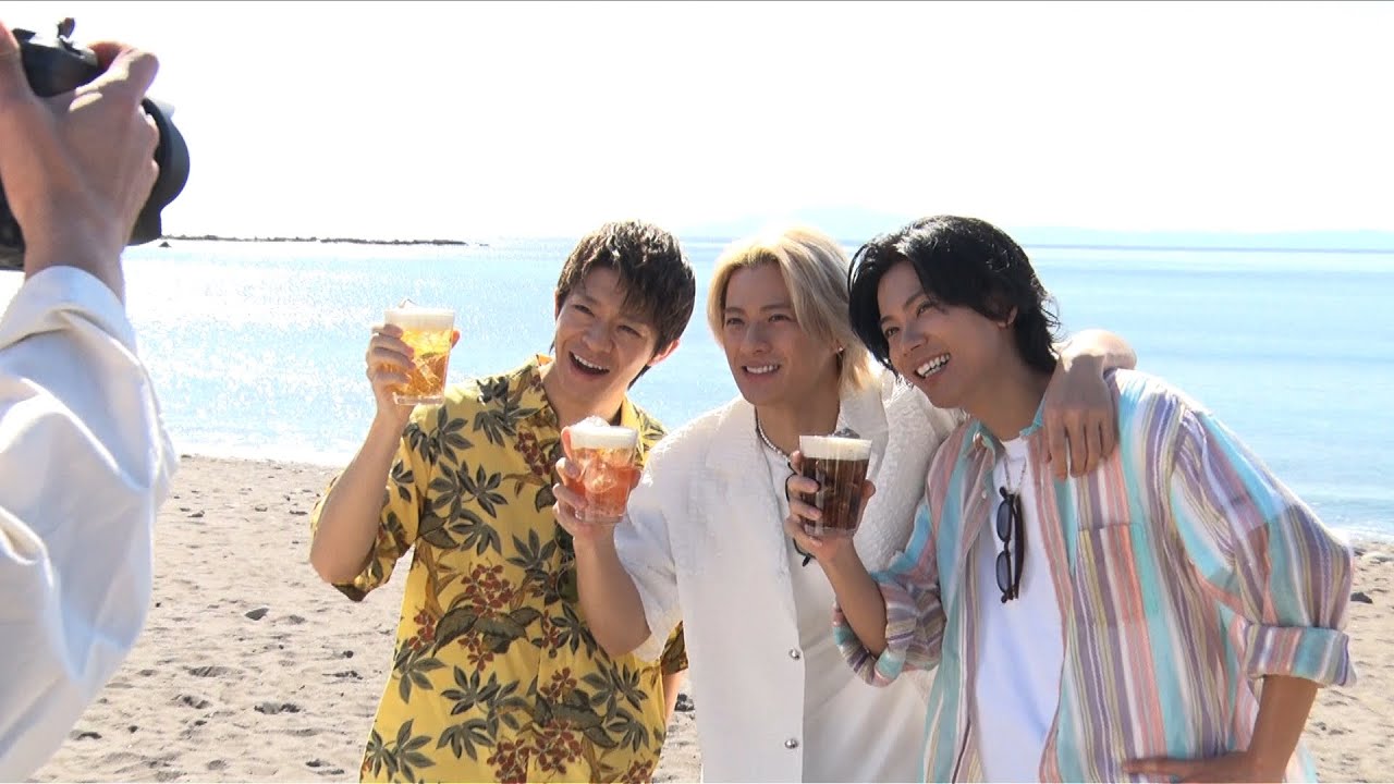 ビアボール『なんでもありだ！カンパイだ！CMメイキング＆インタビュー映像』篇 180秒 Number_i（平野紫耀、神宮寺勇太、岸優太） サントリー