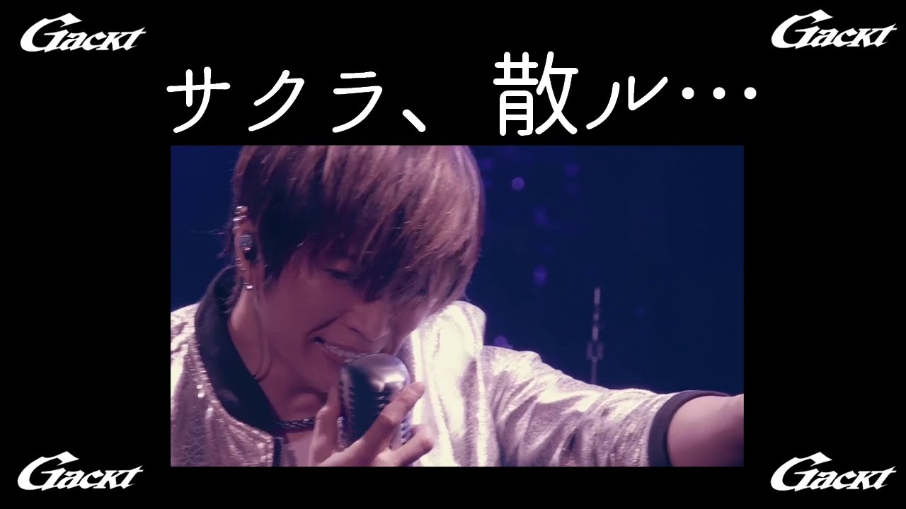 サクラ、散ル…【GACKT】LAST SONGS 2024 feat. K #GACKT #サクラ散ル