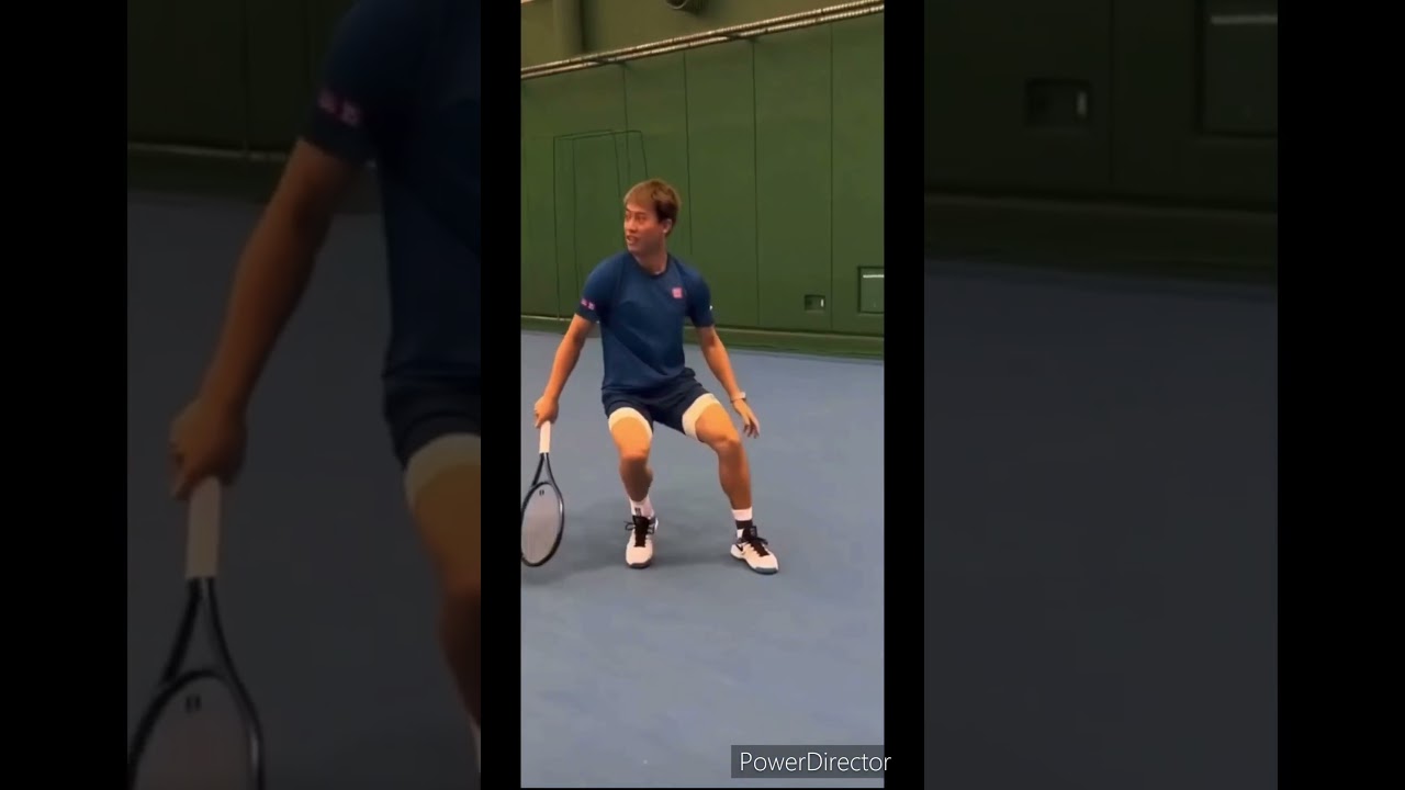 PULL型フォアの錦織圭フォアスイング