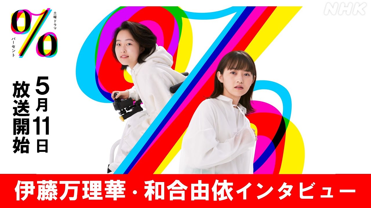 [パーセント] 伊藤万理華・和合由依 初公開の本編映像！メイキング&インタビュー 5月11日 放送スタート！| 土曜ドラマ | NHK