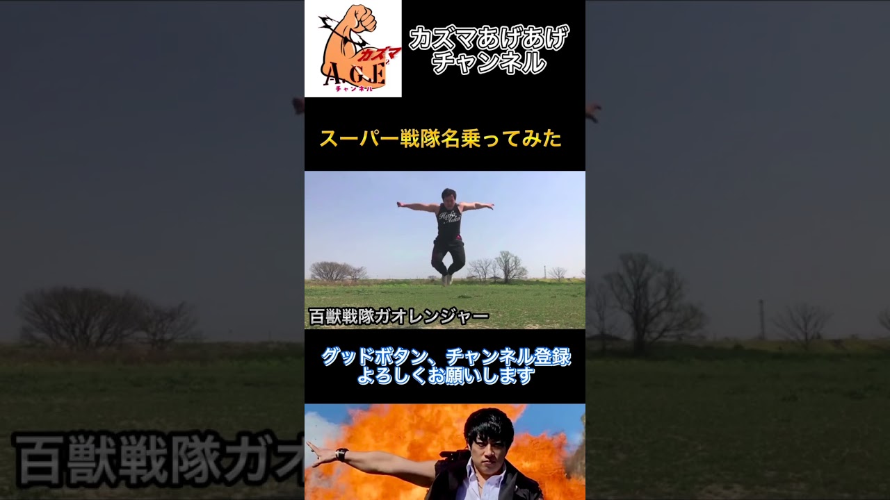 【名乗ってみた】百獣戦隊ガオレンジャー【スーパー戦隊】