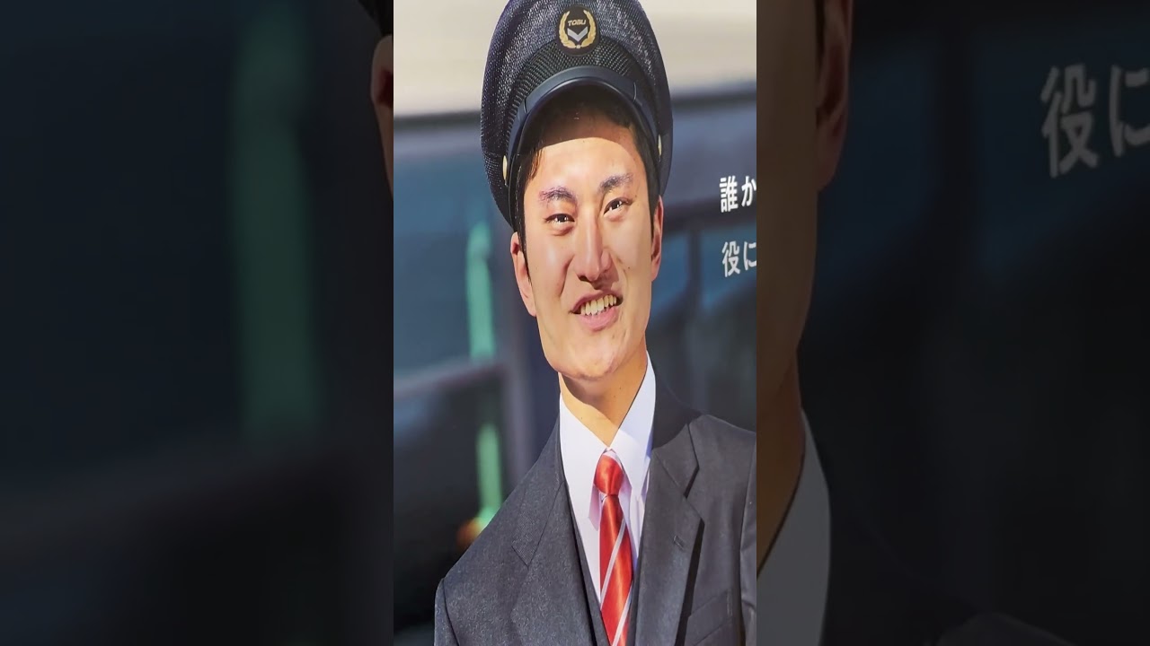 東武バスの広告のモデルさんがジャルジャルの福徳さんに見えた #shorts