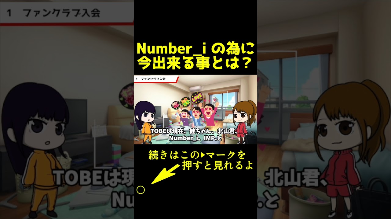 推しを応援する方法〜有料編〜 #TOBE　#Number_i #滝沢秀明