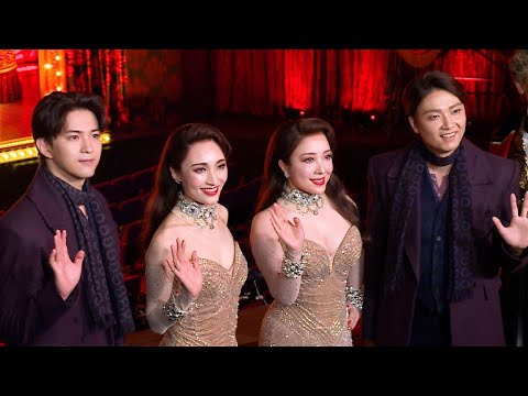 井上芳雄「ロンドンの『千と千尋』に負けないように！」　望海風斗「一人ひとりがパワーアップ」、平原綾香＆甲斐翔真らと再演の「ムーラン・ルージュ！ザ・ミュージカル」取材会