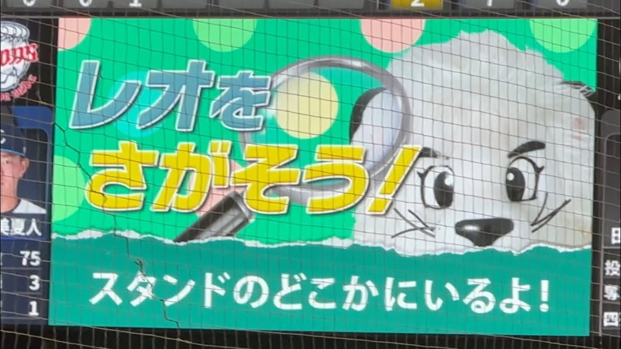 ファーム ベルーナドーム戦恒例「レオをさがそう！」ゲーム【西武vs ロッテ】2024/6/21ファーム