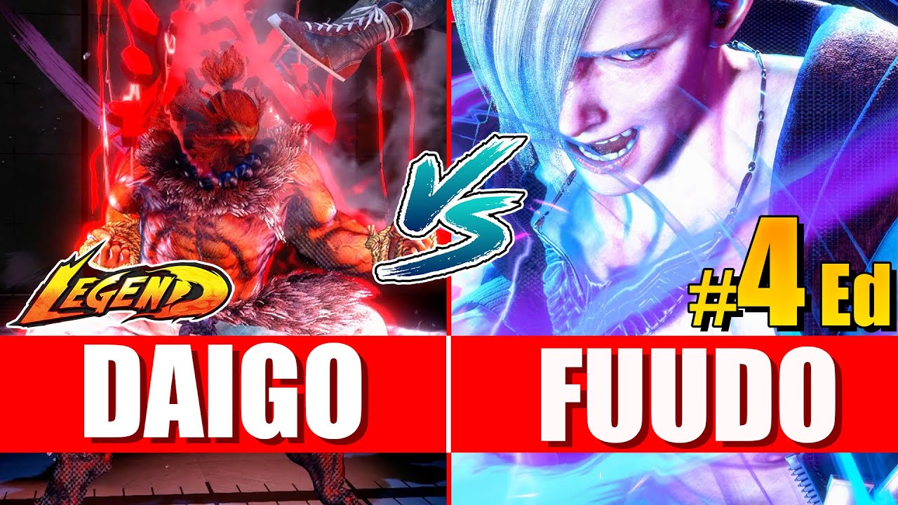 SF6 ✌️ Daigo (Akuma) vs Fuudo (Ed) ✌️ - Street fighter 6