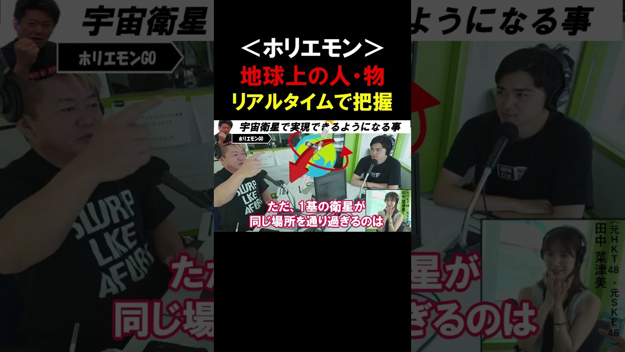 【ホリエモン】宇宙衛星からの地球撮影の仕組み。近い将来、地球上の全ての人・物をリアルタイムで把握できるようになります【堀江貴文/H3ロケット/切り抜き】