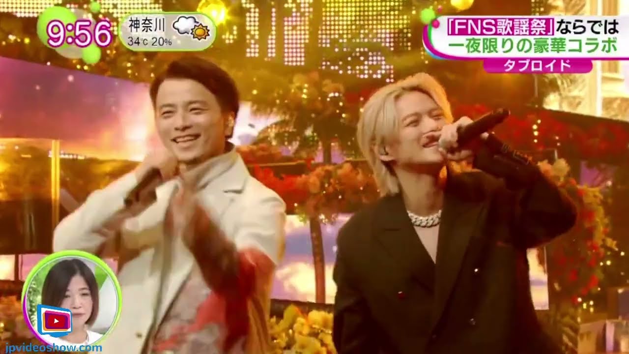 7月4日  「ＦＮＳ歌謡祭」ならでは一夜限りの豪華コラボ・目玉企画リスペクトカバー。反町隆史はドラマ「ＧＴＯ」主題歌「ＰＯＩＳＯＮ」を披露。