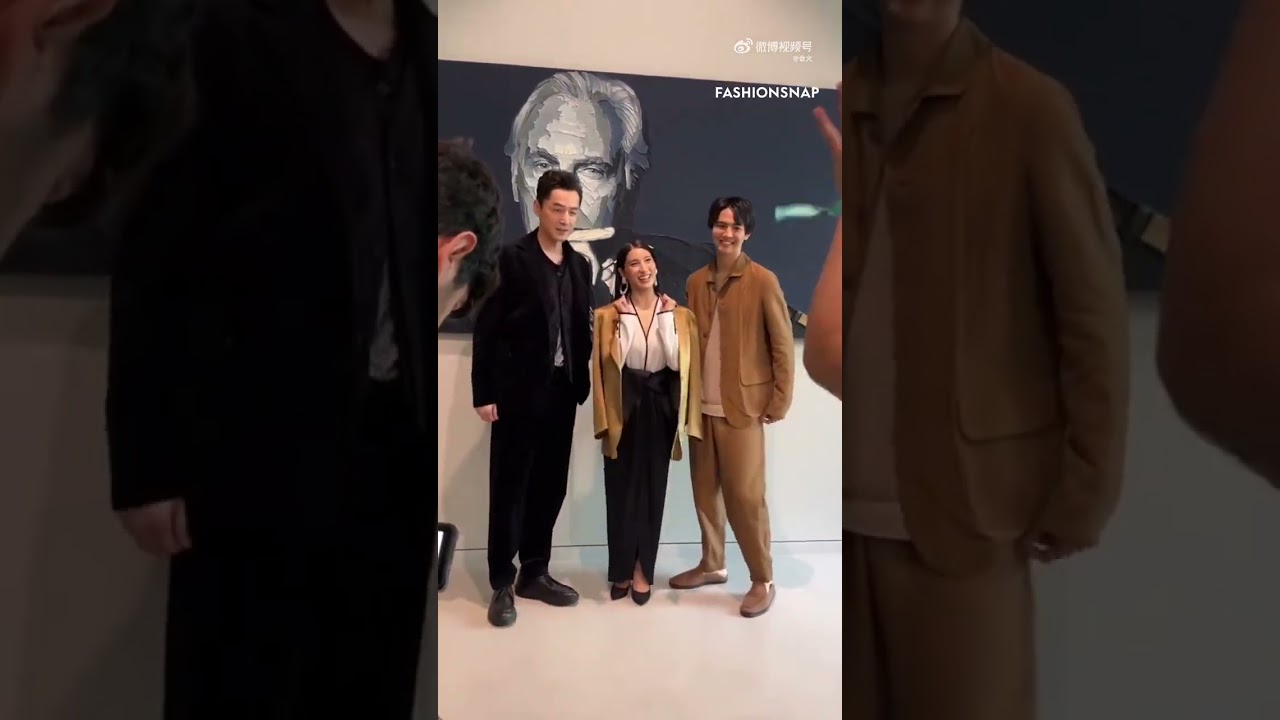 #胡歌 #Hugh 片寄涼太、土屋太凤婚后首亮相是跟胡歌一起！