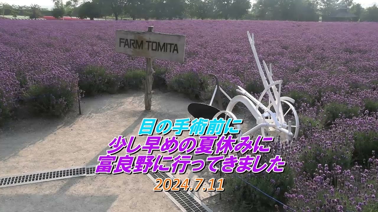 少し早めの夏休みに富良野に行って来ました。2024.7.11