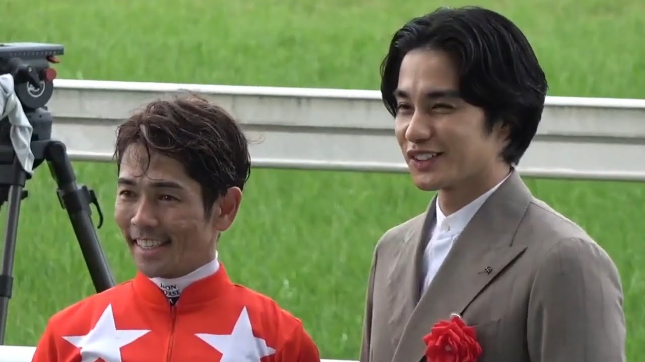 七夕賞　1着レッドラディエンス号（戸崎圭太騎手）※プレゼンターは中村蒼氏・勝利騎手インタビューも少し　2024年7月7日（日）福島競馬場