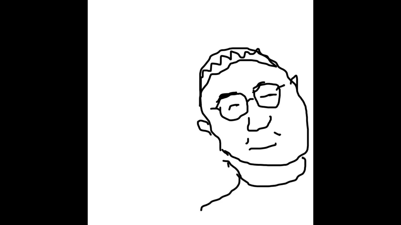 【似顔絵修行42作目】シソンヌ 長谷川忍さん