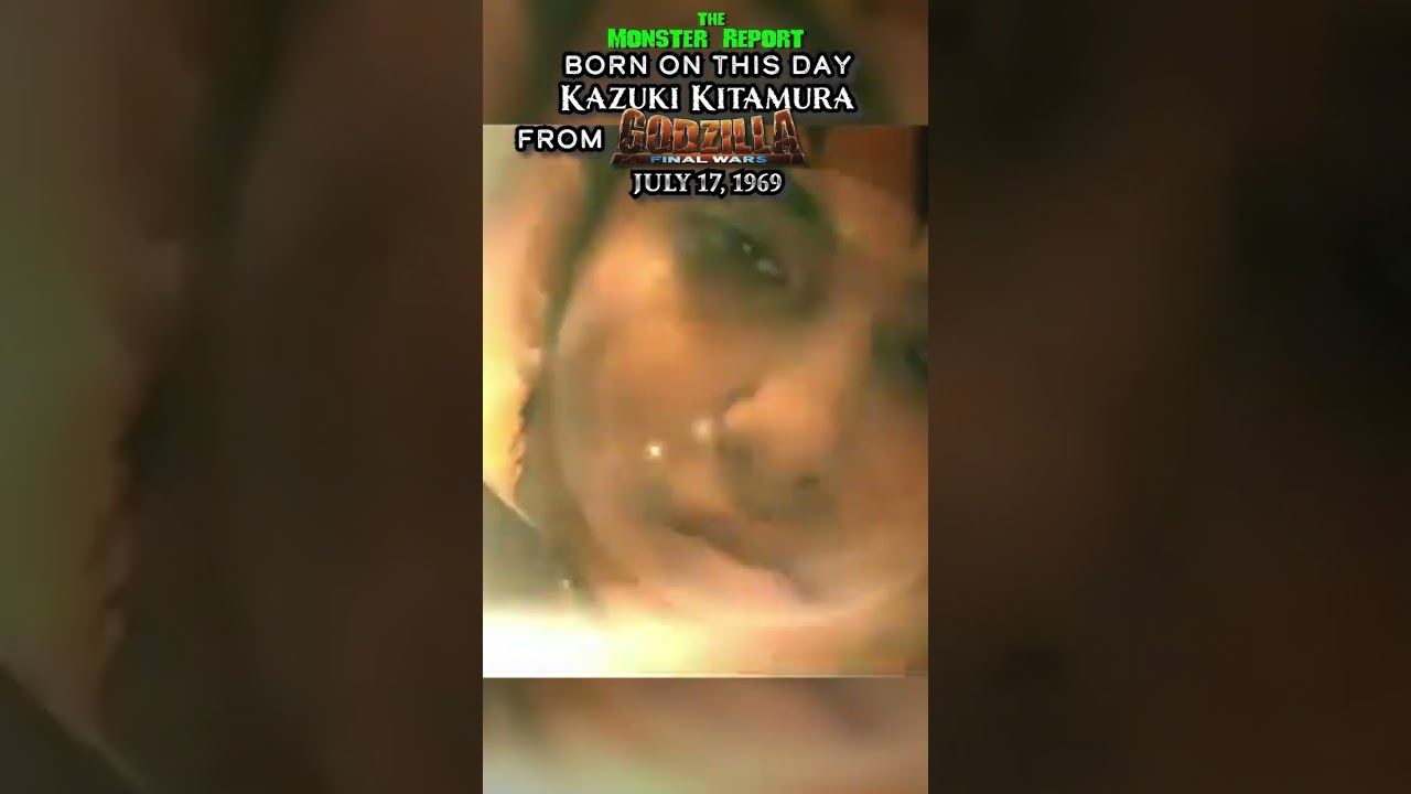 Kazuki Kitamura from #godzillafinalwars was born #onthisday July 17, 1969