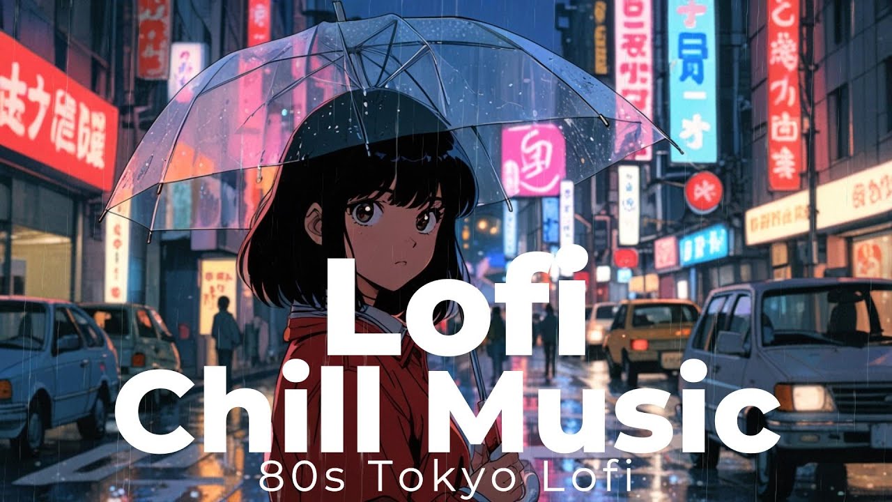 ～雨の日のLoFi☔～80s raining lofi songs relaxing chill music rain playlist beats to relax／chill beats