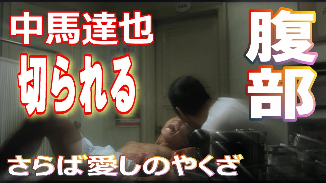 第四章【さらば愛しのやくざ】中馬達也(柳葉敏郎)チンピラに腹部を切られる!!陣内孝則、相楽晴子、大竹まこと、稲垣吾郎。（2002年7月21日・東映）