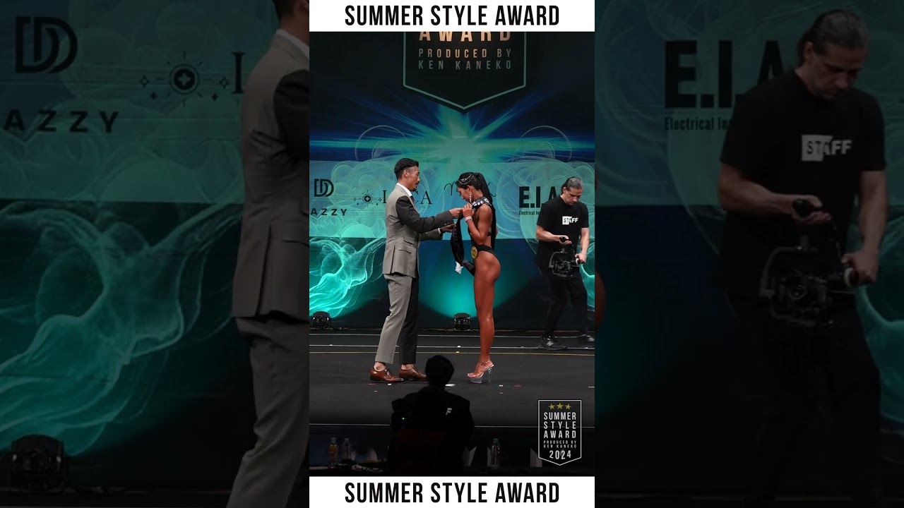 【7/27・JAPAN PRO CHAMPIONSHIP】ビューティーフィットネスモデル チャンピオン～表彰～