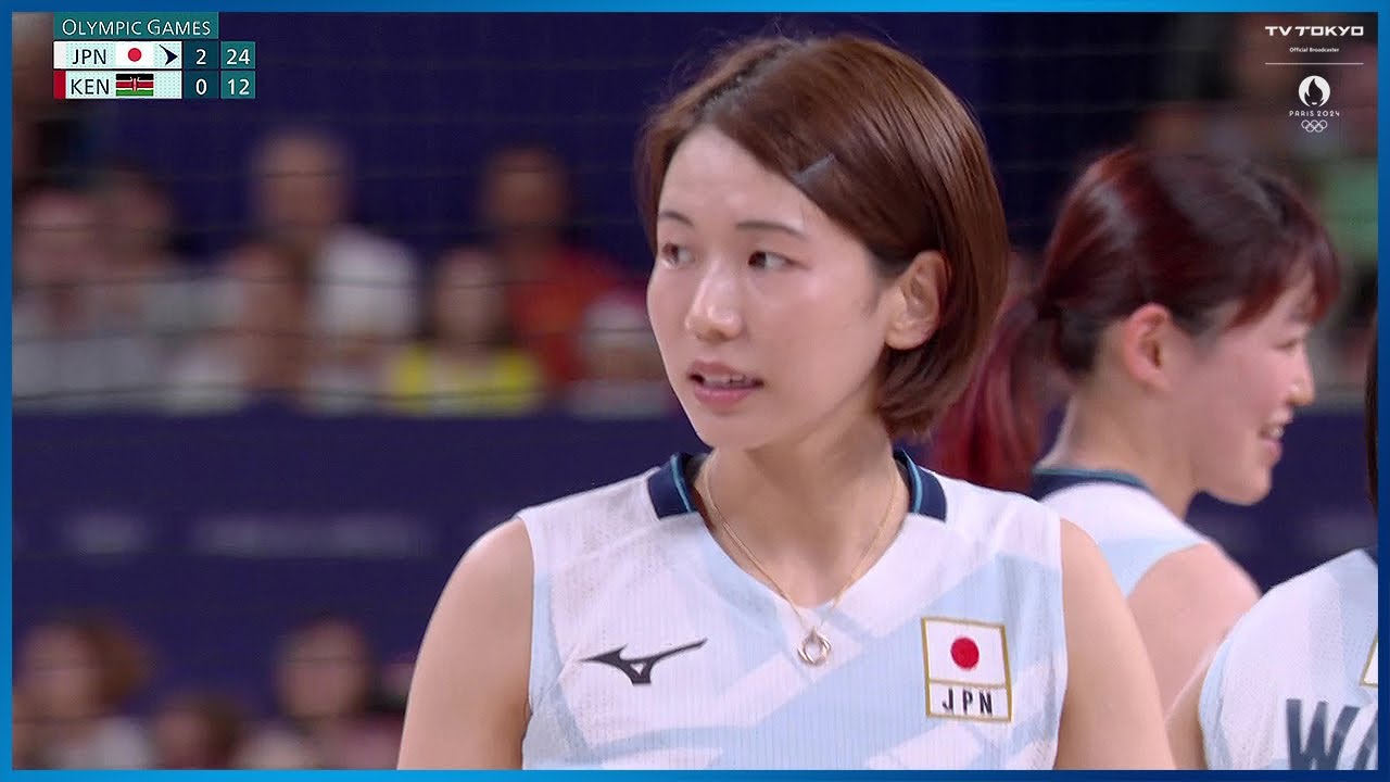 【バレー女子】ケニアにストレート勝ちも8強は極めて厳しい状況｜パリオリンピック バレーボール女子 プールB 日本 vs ケニア
