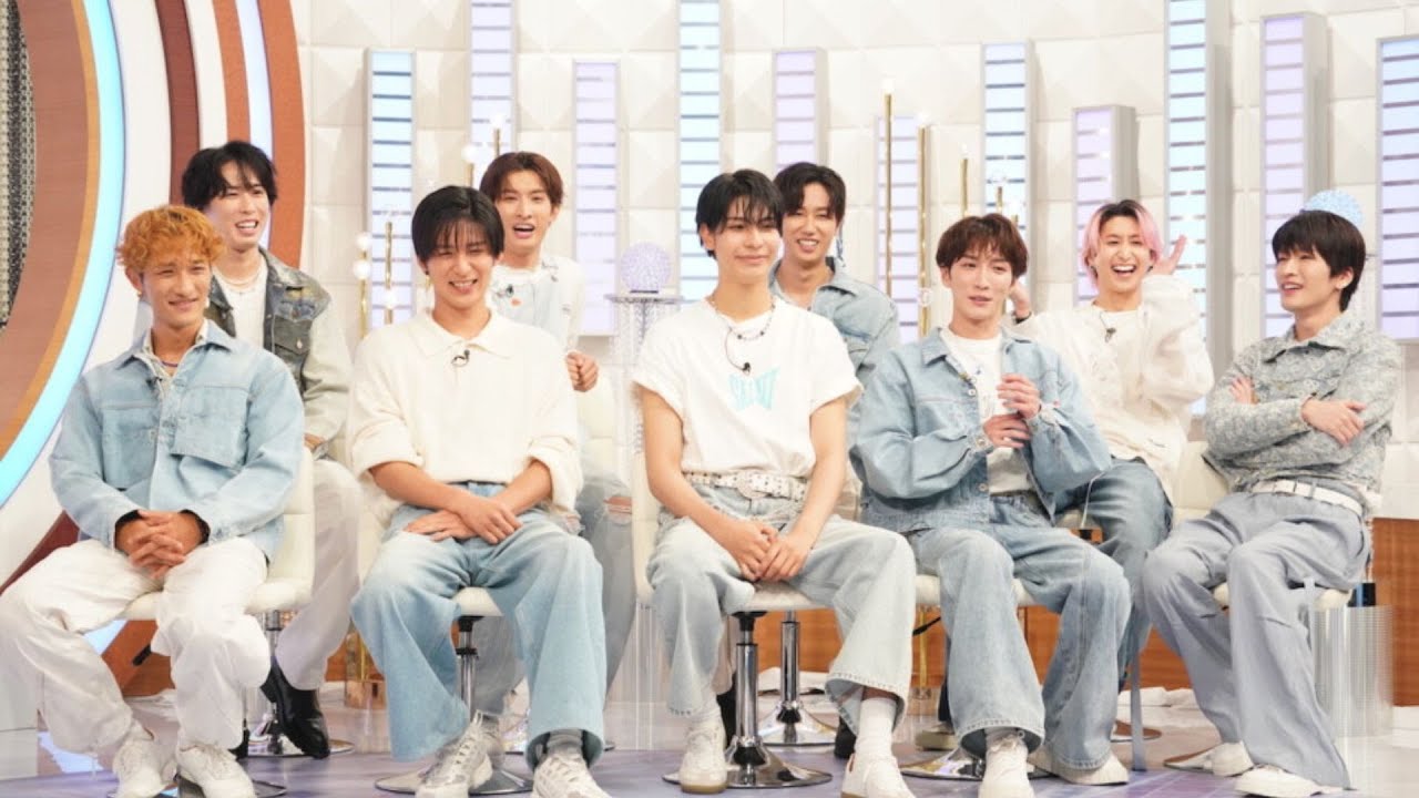 Snow Man、『with MUSIC』初登場　最新曲『君は僕のもの』披露　aespa、緑黄色社会も出演