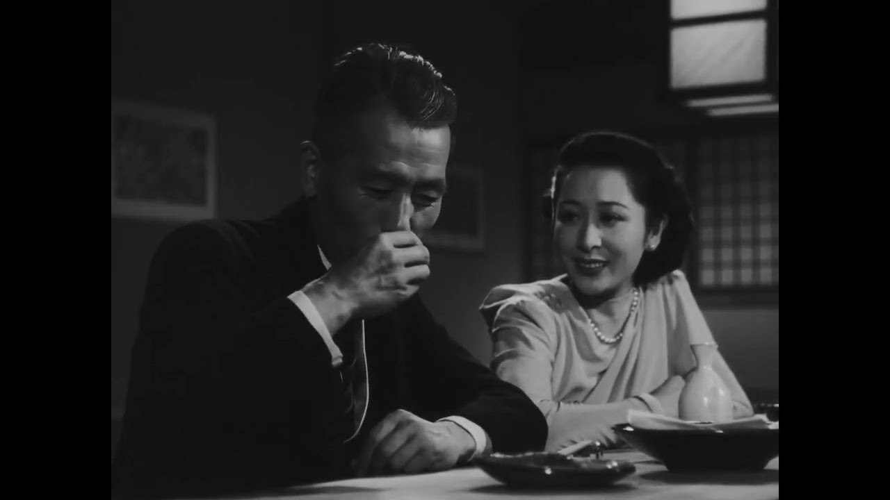 月丘夢路と笠智衆