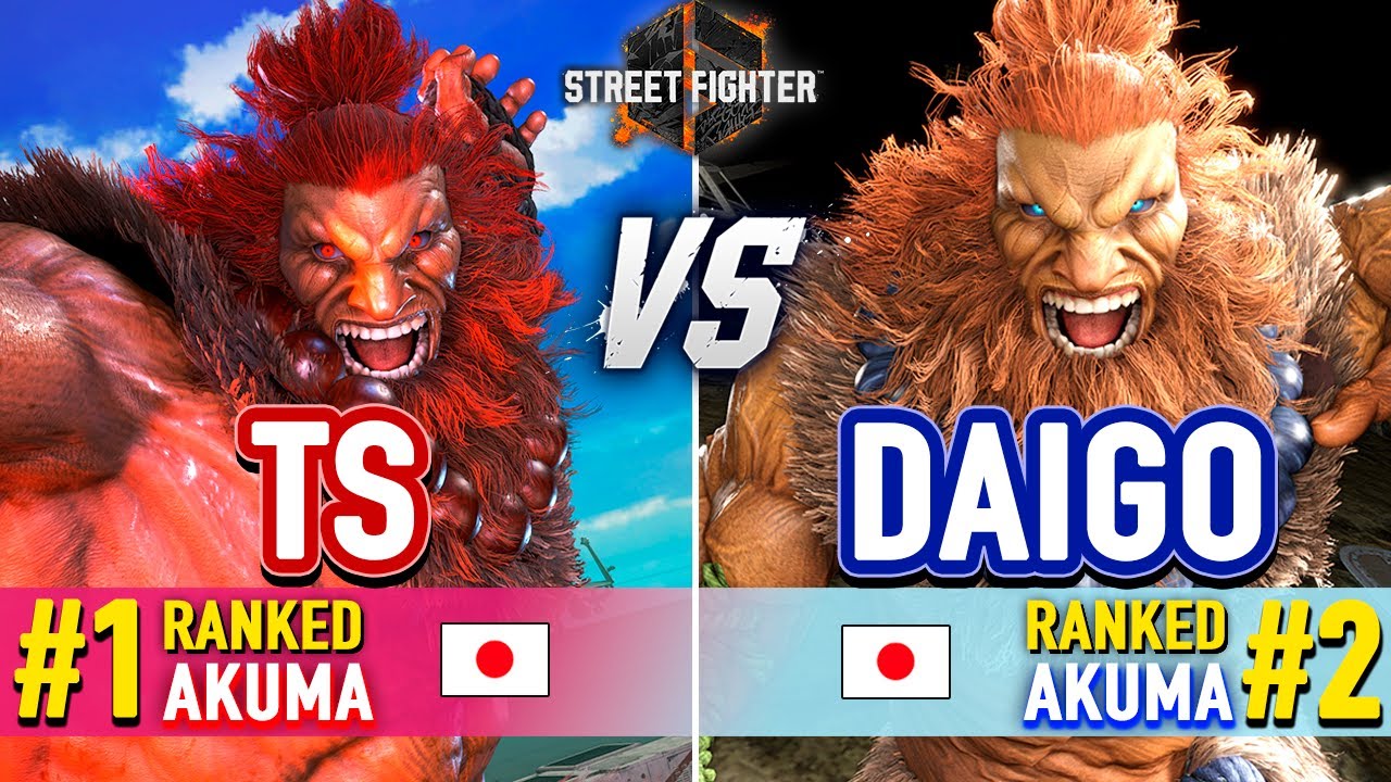 SF6 🔥 TS (#1 Ranked Akuma) vs DAIGO (#2 Ranked Akuma) 🔥 Street Fighter 6 High Level Gameplay