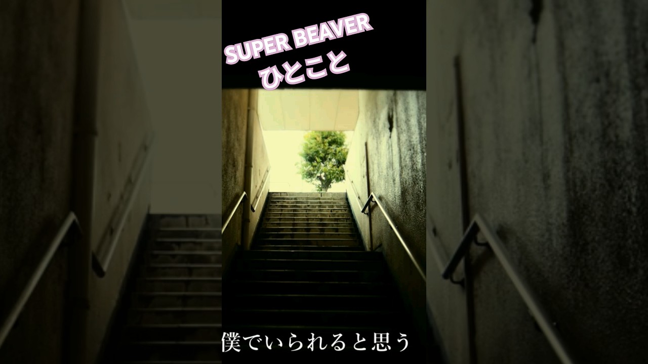 SUPER BEAVERの「ひとこと」にのせて風景を切り取ってみました #superbeaver #感動する曲 #渋谷龍太 #ひとこと #泣ける曲
