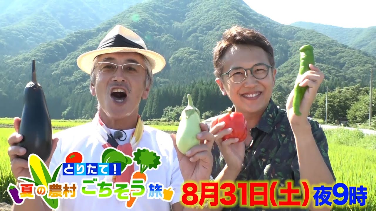 【寺島進・金子貴俊 コメント】とりたて！夏の農村ごちそう旅 | ＢＳテレ東