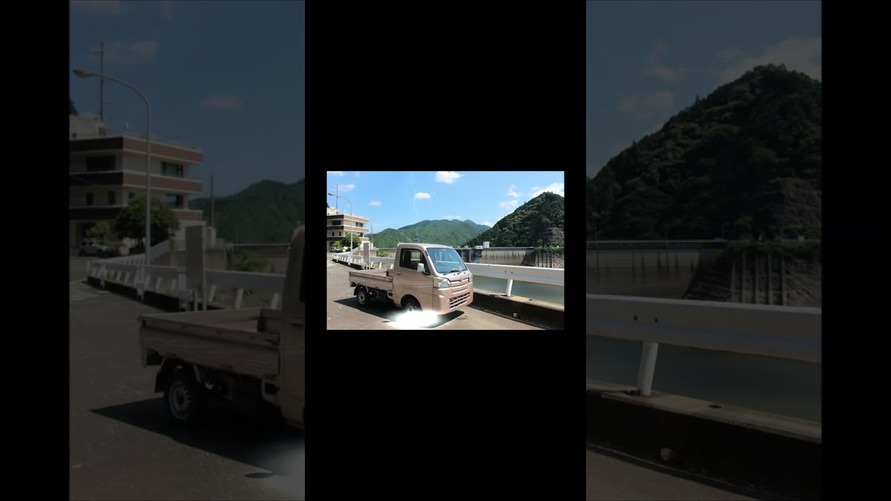 ヤバイ！カミナリに撃たれて軽トラが大爆発！大爆笑！#shorts