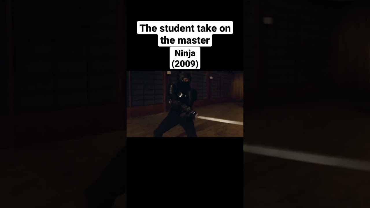 The student takes on the master #movie #movies #ninja #action #japanese #shorts #shortsfeed