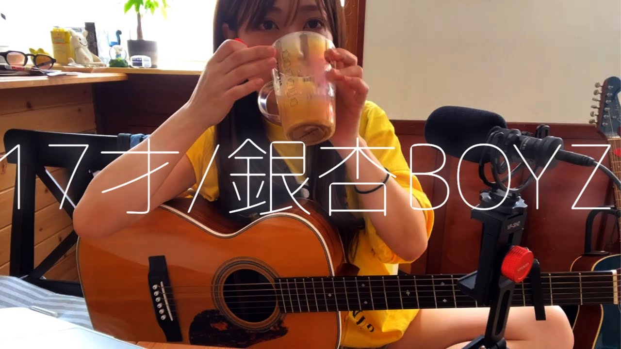 【17才/銀杏BOYZ】cover 弾き語り 森高千里 南沙織