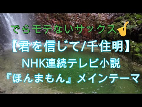 【君を信じて/千住明)】【NHK連続テレビ小説『ほんまもん』メインテーマ】【サックスで吹いてみた】【プレミア公開　#45】アルトサックス 鈴木琢也です🎷